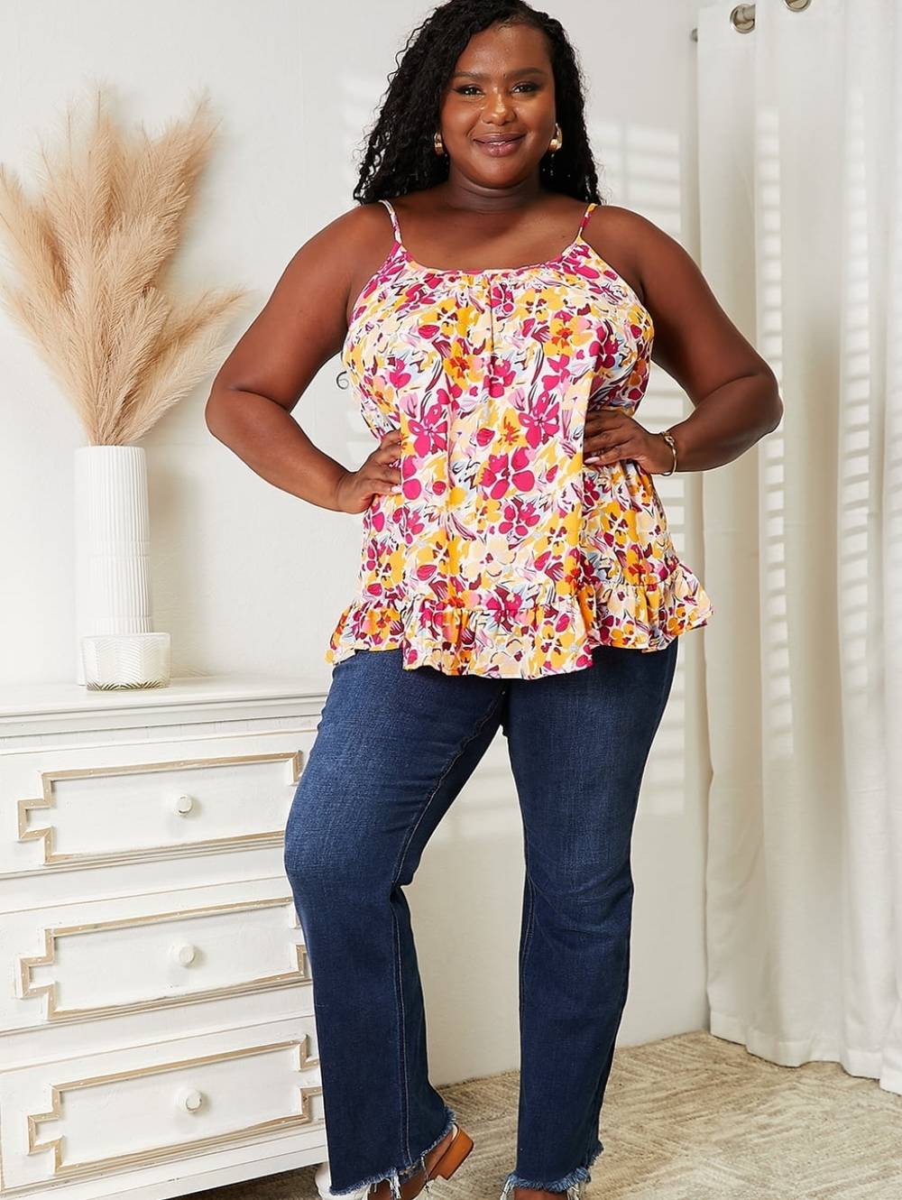 Sweet Bloom Ruffle Cami - Picture 11 of 15